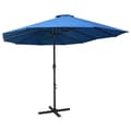 Miniatyrbilde 1 av 10: vidaXL Parasol med aluminiumsstang 460x270 cm blå