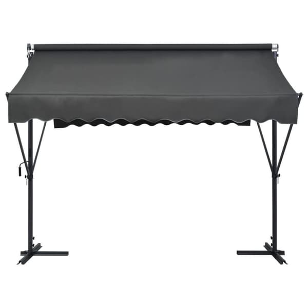 vidaXL Vapaasti seisova markiisi 300x300 cm antrasiitti