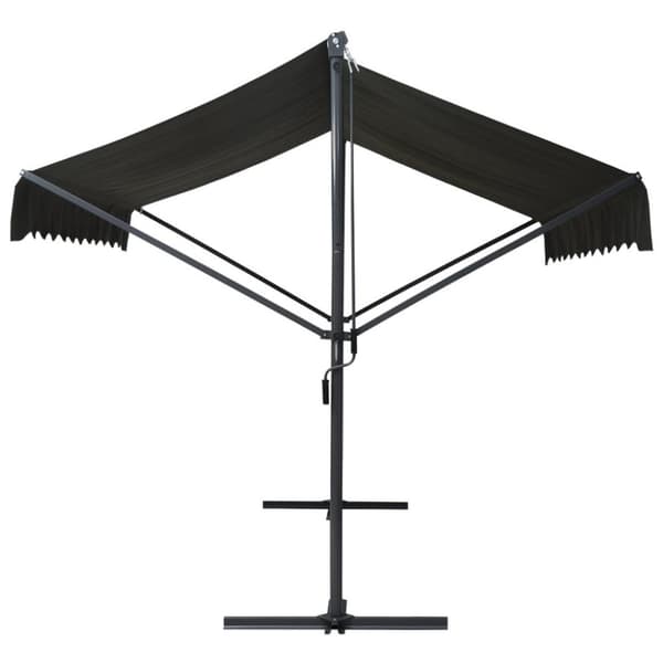 vidaXL Vapaasti seisova markiisi 500x300 cm antrasiitti