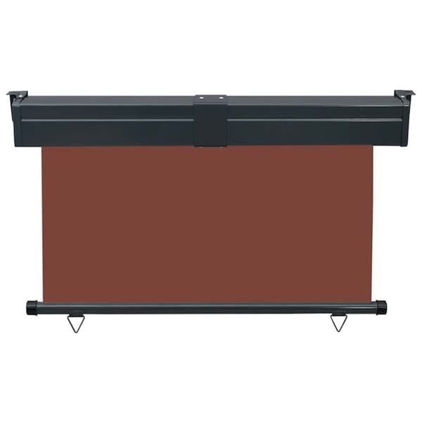 vidaXL sidemarkise til altan 120x250 cm brun