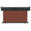 Miniatyrbillede 4 af 10: vidaXL sidemarkise til altan 120x250 cm brun
