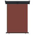 Miniatyrbillede 2 af 10: vidaXL sidemarkise til altan 120x250 cm brun