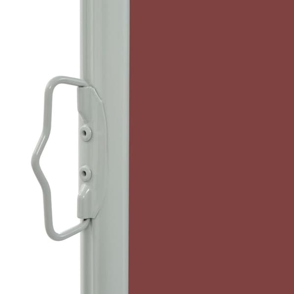 vidaXL Uttrekkbar sidemarkise 80x300 cm brun