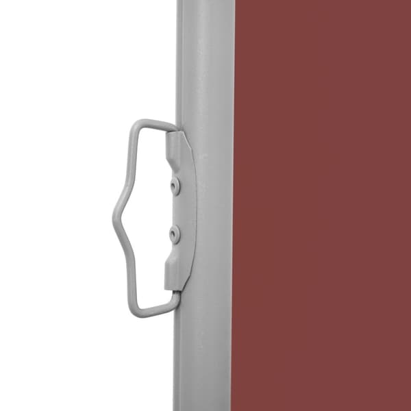 vidaXL Uttrekkbar sidemarkise 100x600 cm brun