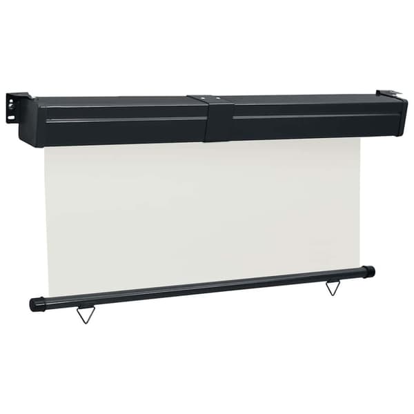 vidaXL sidemarkise til altan 160x250 cm cremefarvet