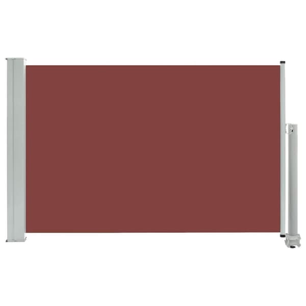 vidaXL Uttrekkbar sidemarkise 60x300 cm brun