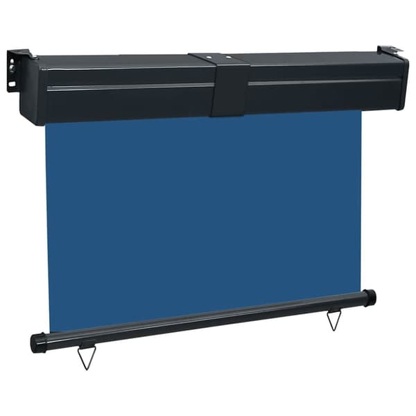 vidaXL sidemarkise til altan 120x250 cm blå