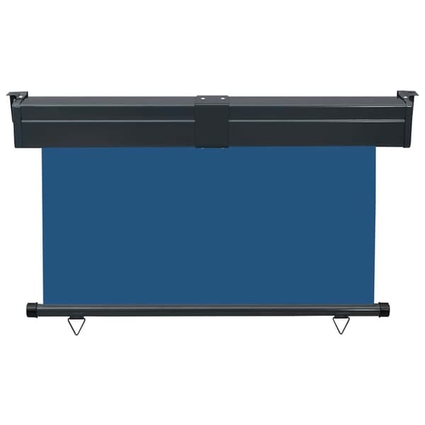vidaXL sidemarkise til altan 120x250 cm blå