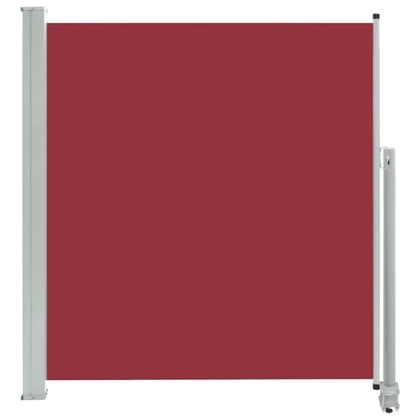 vidaXL Uttrekkbar sidemarkise 140 x 300 cm rød