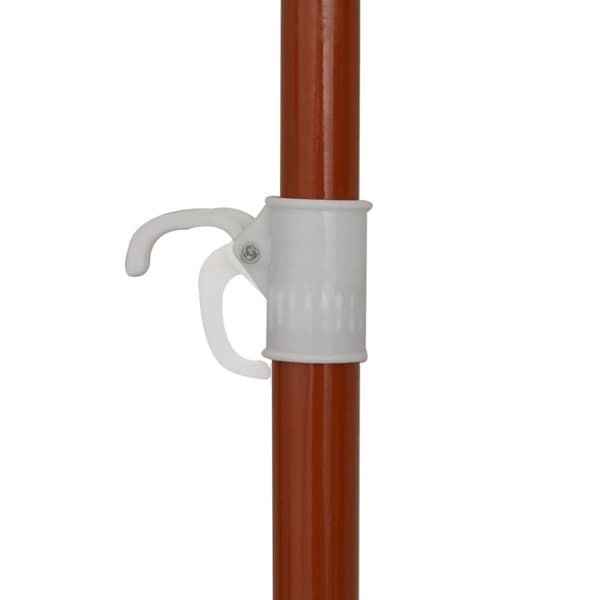 vidaXL Aurinkovarjo terästanko 180 cm hiekka