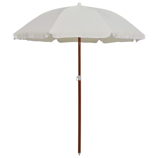 vidaXL Aurinkovarjo terästanko 180 cm hiekka
