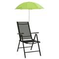 Miniatyrbilde 10 av 10: vidaXL Parasoller til campingstol 2 stk grønn 105 cm
