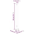 Miniatyrbilde 11 av 11: vidaXL Uttrekkbar sidemarkise 140 x 300 cm brun