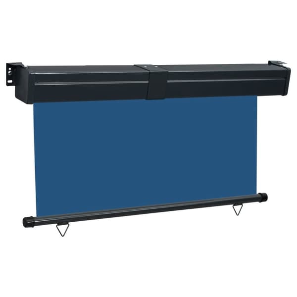 vidaXL Parvekkeen sivumarkiisi 145x250 cm sininen