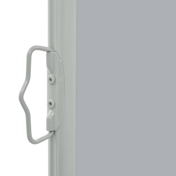 vidaXL Infällbar sidomarkis 80x300 cm grå