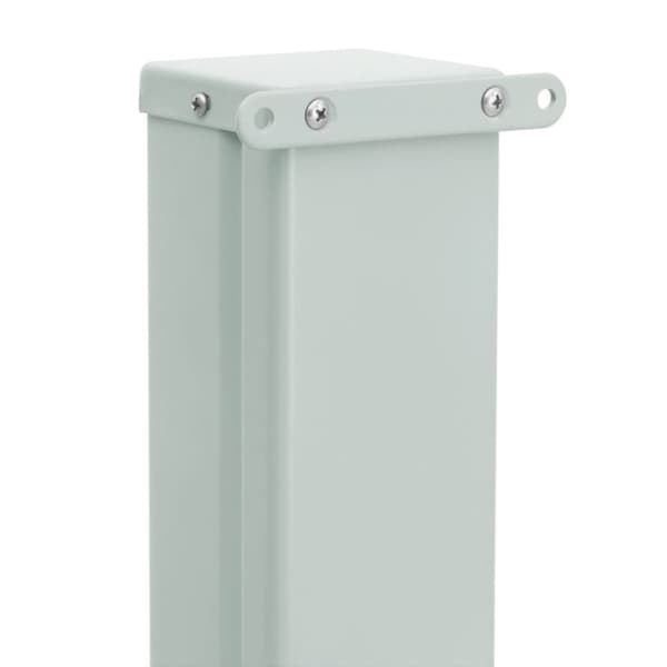 vidaXL Uttrekkbar sidemarkise 120x500 cm svart