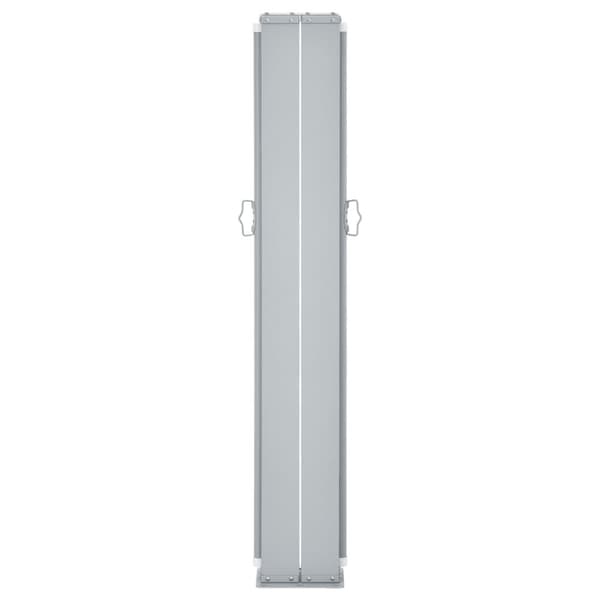 vidaXL Uttrekkbar sidemarkise 140x600 cm kremhvit