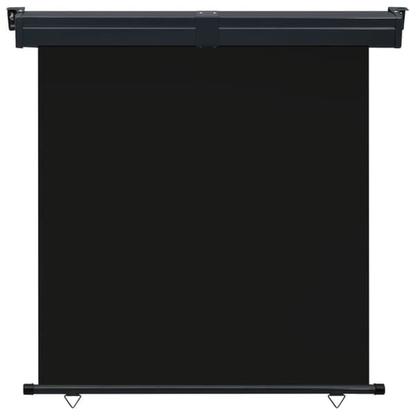 vidaXL Parvekkeen sivumarkiisi 165x250 cm musta