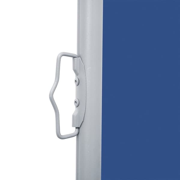 vidaXL Uttrekkbar sidemarkise 100x1000 cm blå