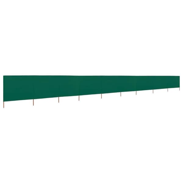 vidaXL 9-panels læsejl 1200x120 cm stof grøn
