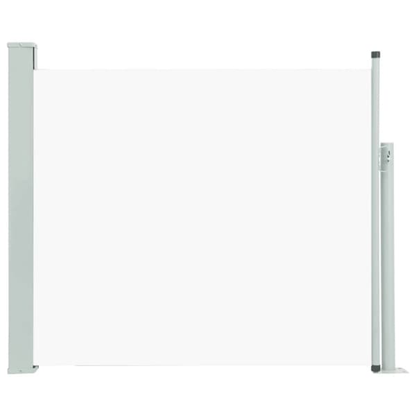 vidaXL Sisäänvedettävä terassin sivumarkiisi 100x300 cm kerma