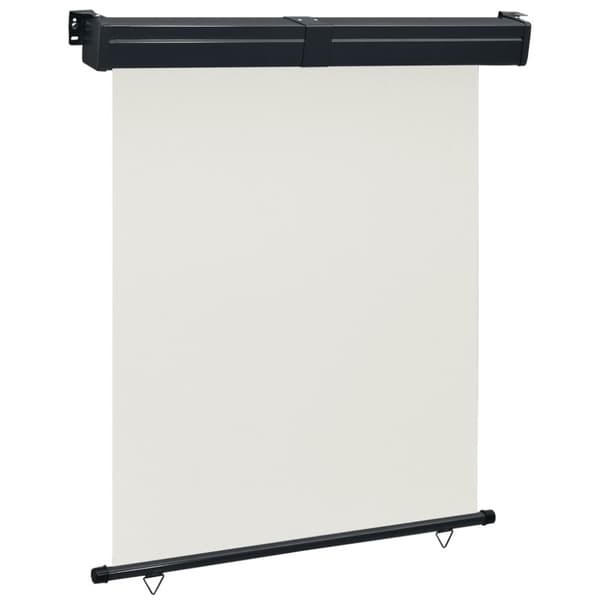vidaXL Parvekkeen sivumarkiisi 145x250 cm kerma