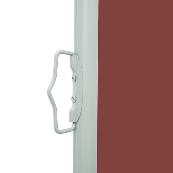 vidaXL sammenrullelig sidemarkise til terrassen 100 x 300 cm brun