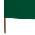 Pikkukuva 5 / 6: vidaXL Tuulensuojakangas 3 paneelilla 400x80 cm vihreä
