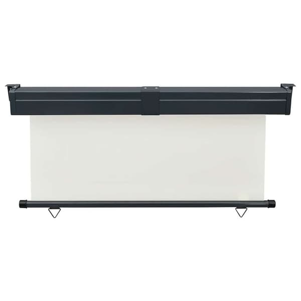 vidaXL Sidemarkise for balkong 165x250 cm kremhvit