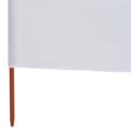 Pikkukuva 5 / 6: vidaXL Tuulensuojakangas 9 paneelilla 1200x120 cm hiekanvalkoinen