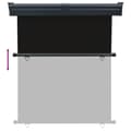 Miniatyrbilde 5 av 10: vidaXL Sidemarkise for balkong 145x250 cm svart