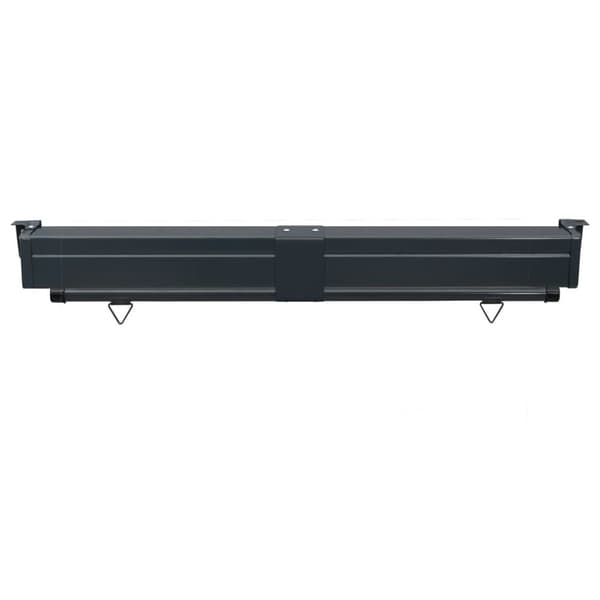 vidaXL Sidemarkise for balkong 145x250 cm svart