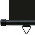 Miniatyrbilde 8 av 10: vidaXL Sidemarkise for balkong 145x250 cm svart