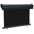 Miniatyrbillede 3 af 10: vidaXL sidemarkise til altan 85x250 cm sort