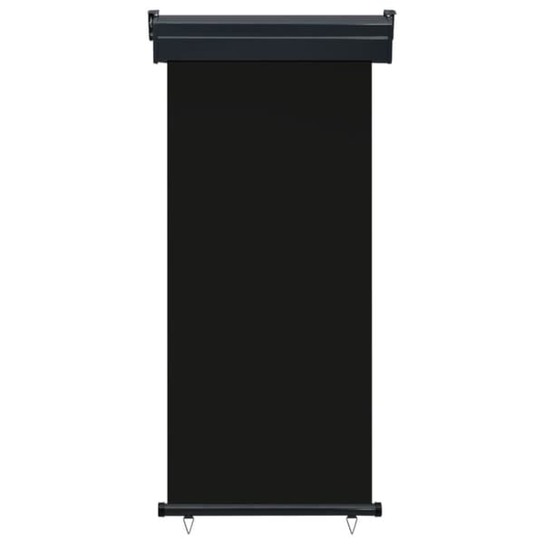 vidaXL sidemarkise til altan 85x250 cm sort