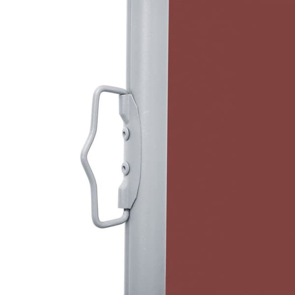 vidaXL Uttrekkbar sidemarkise 140x1000 cm brun