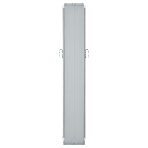 vidaXL Uttrekkbar sidemarkise 140x1000 cm brun