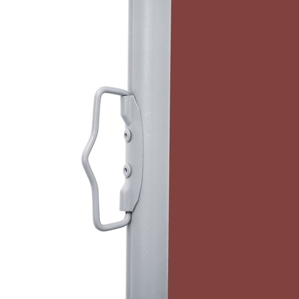 vidaXL Uttrekkbar sidemarkise 120x1000 cm brun