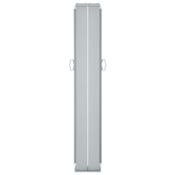 vidaXL Uttrekkbar sidemarkise 120x1000 cm brun