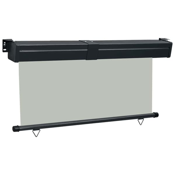 vidaXL sidemarkise til altan 170x250 cm grå