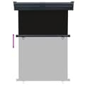 Miniatyrbilde 5 av 10: vidaXL Sidemarkise for balkong 125x250 cm svart