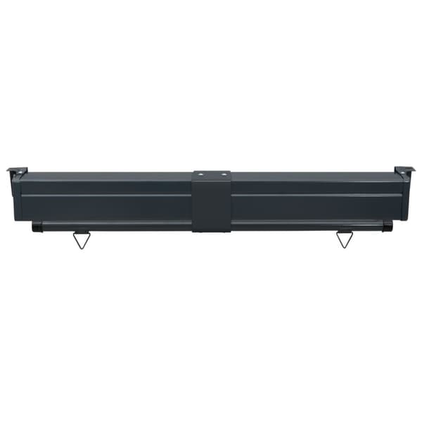 vidaXL Sidemarkise for balkong 125x250 cm svart