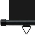 Miniatyrbilde 8 av 10: vidaXL Sidemarkise for balkong 125x250 cm svart