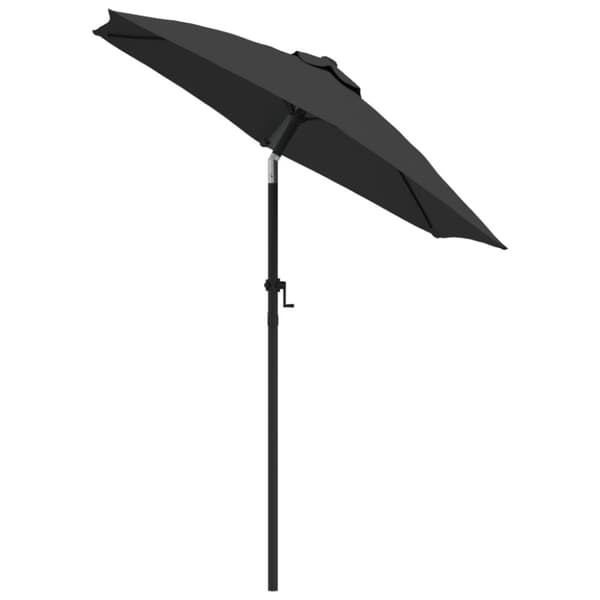 vidaXL Parasoll antrasitt 200x224 cm aluminium