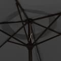 Miniatyrbilde 5 av 8: vidaXL Parasoll antrasitt 200x224 cm aluminium