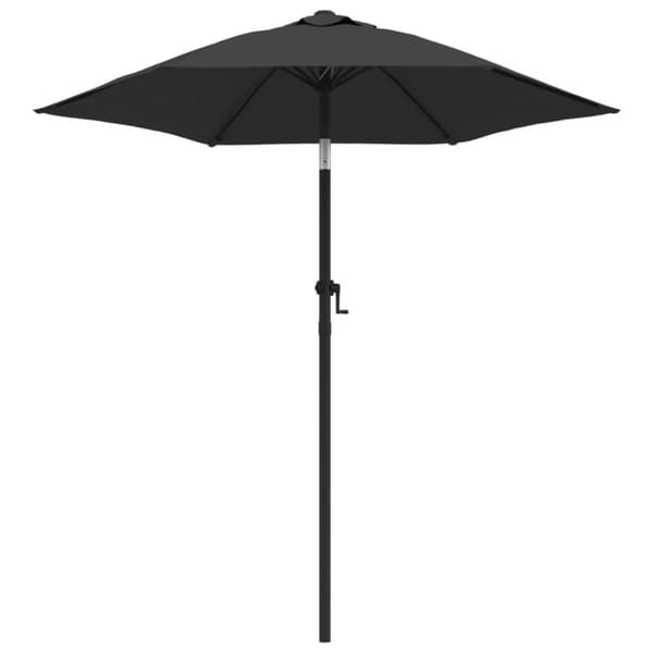 vidaXL Parasoll antrasitt 200x224 cm aluminium