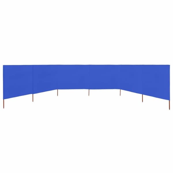 vidaXL Tuulensuojakangas 6 paneelilla 800x80 cm taivaansininen