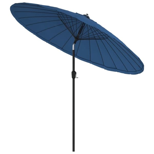 vidaXL Aurinkovarjo alumiinitanko 270 cm taivaansininen
