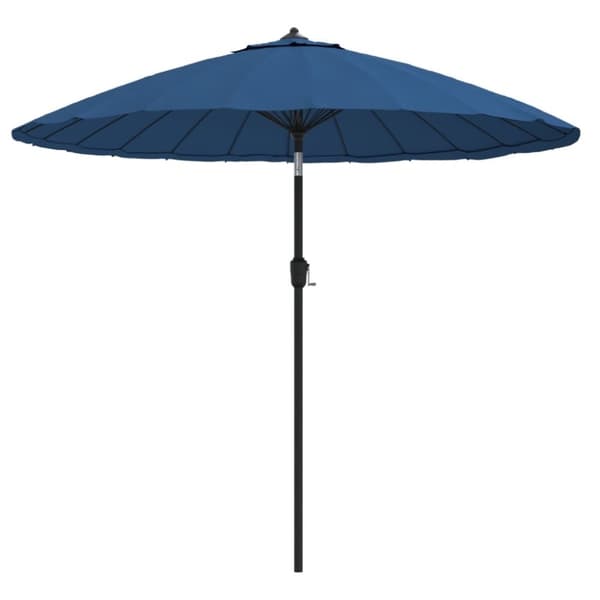 vidaXL Aurinkovarjo alumiinitanko 270 cm taivaansininen