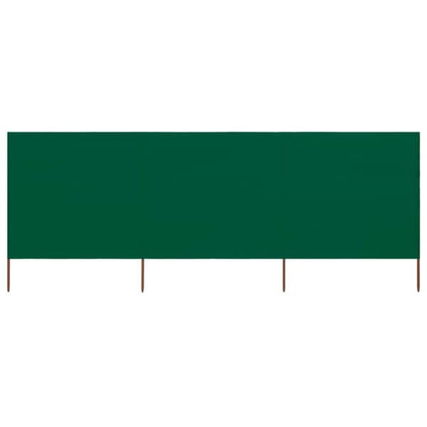 vidaXL 3-panels læsejl 400x160 cm stof grøn